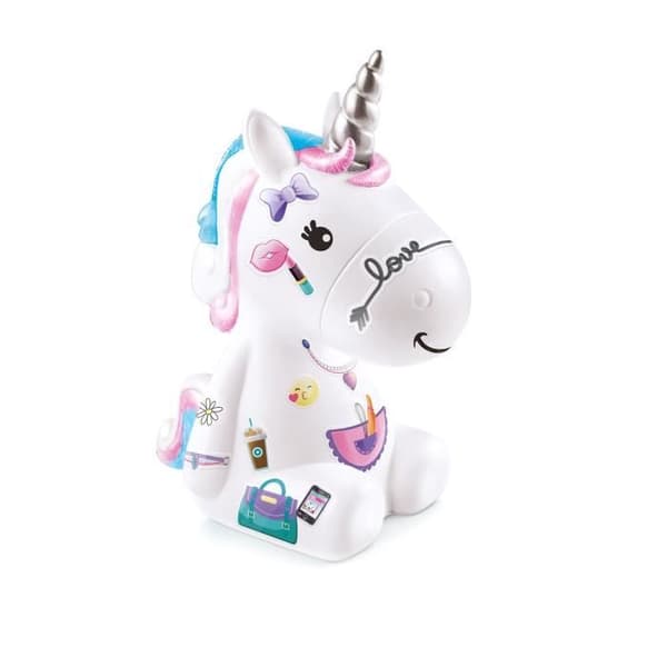 Canal Toys - Enhörningsfamiljen, lysande enhörningsmamma och två bebisfigurer att dekorera - OFG 287