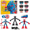 Miniatyrbild 1 av 4: Kreativt pyssellåda - Play-Doh - Marvel - Superhjältar - Flexibla figurer - 170 g modellera