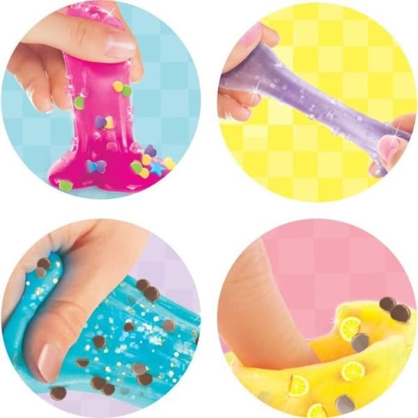 Snabbmatsdoftande slime factory - CANAL TOYS - Slimelicious Factory - 16 färgade och doftande slimes