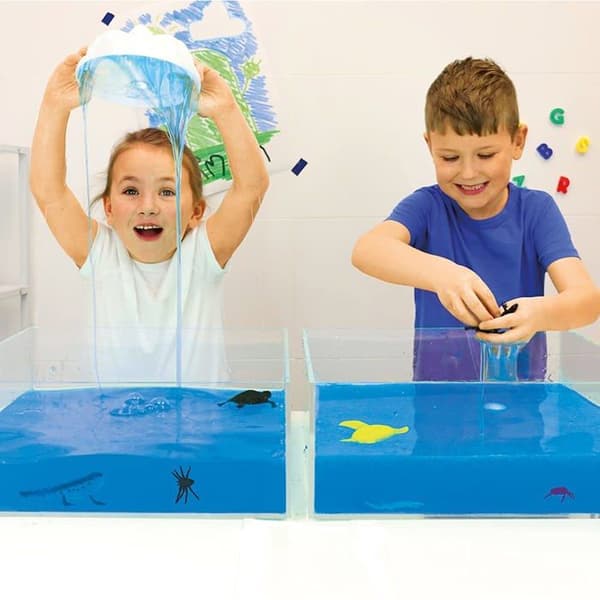 Leksak med modellera Zimpli kids - 5224 - Gelli Slime Lekklibb Blå Gör vatten till klibbig slime aktivitetsleksak, Leksaker