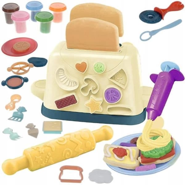 Leksakset med spruta för deg, rostat bröd och modellera - Play-Doh - Ny