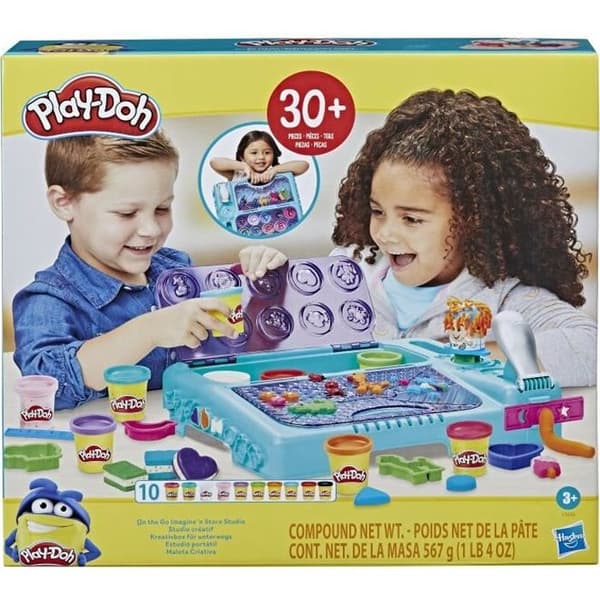 Play-Doh - Kreativ studio med mer än 30 verktyg och 10 krukor modelllera - Klassikerna
