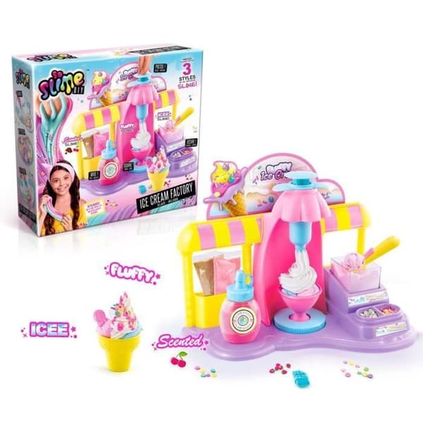 CANAL TOYS - So Slime - Slime factory glass - Slime Fluffy ice cream factory - SSC 180