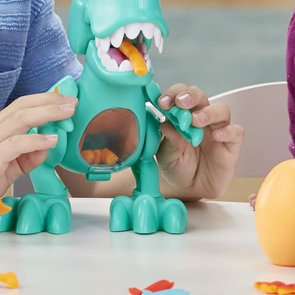 Play-Doh Dino Crew Dino Crunch Toy med dinosaurieljud och 3 Playdough-ägg - från 3 år och uppåt
