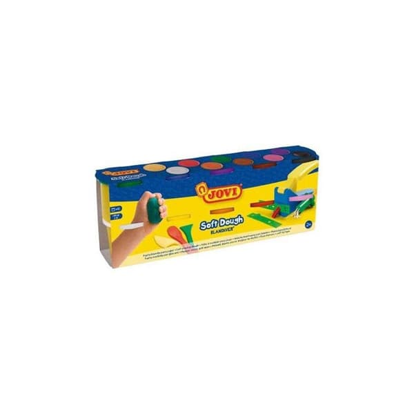 Modellera - Mjuk textur - Barn - Från 2 år - 10 burkar - Jovi
