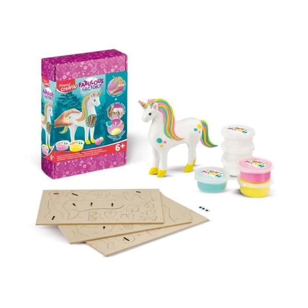Modelleringsspel - MAPED - Unicorn - Komplett boxset - För tjejer från 6 år och uppåt