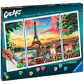 Miniatyrbild 5 av 6: CreArt Paris triptykformat 80x50cm - Måla efter siffror - Från 12 år - Ravensburger - 20134