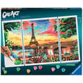 Miniatyrbild 1 av 6: CreArt Paris triptykformat 80x50cm - Måla efter siffror - Från 12 år - Ravensburger - 20134