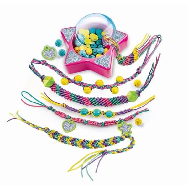Clementoni Crazy Chic - Vänskapsarmbands-kit - Pärlor och trådar - Från 7 år