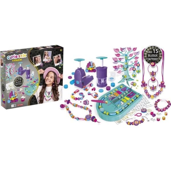 Cutie Stix - Designerjuvelerare - Konstnärliga aktiviteter - Smyckesskapande - Från 6 år - Lansay