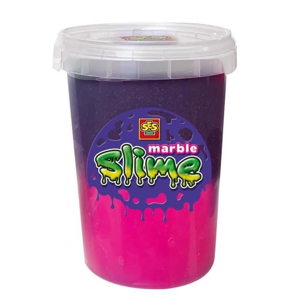 SES Creative - Marbled Slime - Rosa och lila 200g