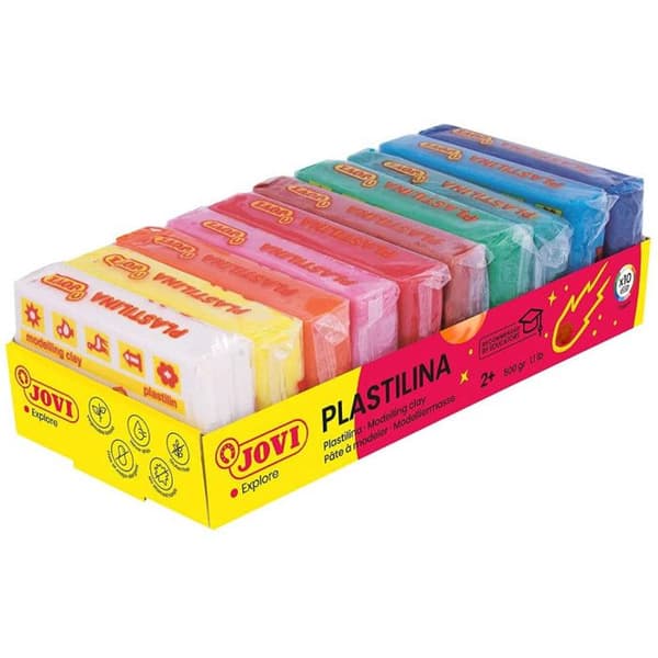 Etui med 10 Jovi-modellpastor i olika färger 50g