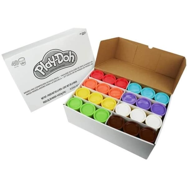 PLAY-DOH - Skollåda - 48 krukor modelllera - Barn - Blandat - Från 24 månader