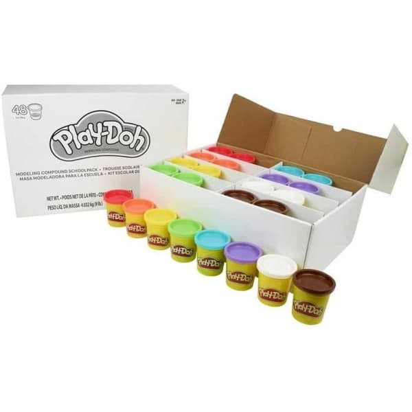 PLAY-DOH - Skollåda - 48 krukor modelllera - Barn - Blandat - Från 24 månader