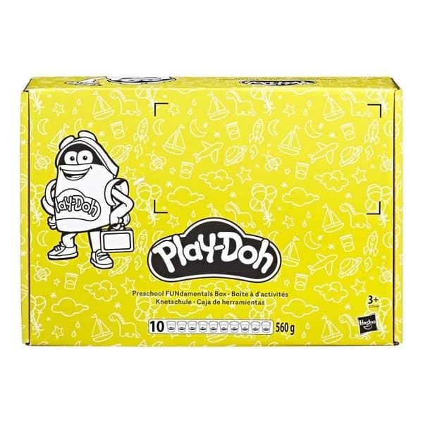 PLAY-DOH - Skollåda i modelllera med 10 krukor à 56 g vardera