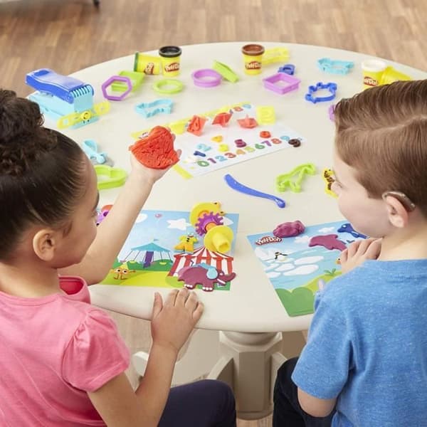 PLAY-DOH - Skollåda i modelllera med 10 krukor à 56 g vardera