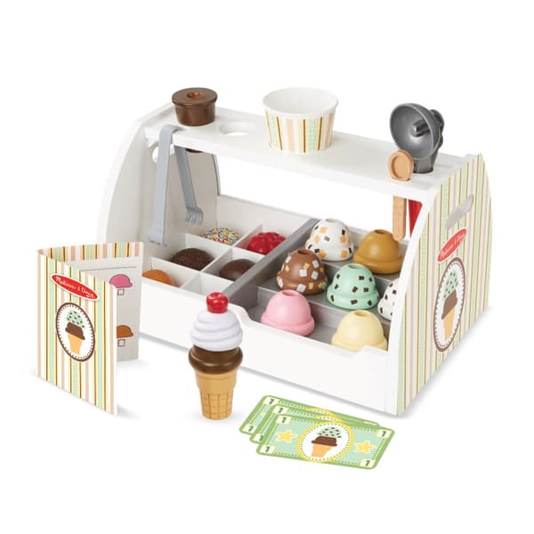 Melissa  Doug - Wooden Ice Cream Counter (19286)