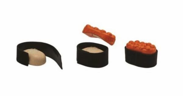 Sushi-set leksaksmat av trä från Plantoys
