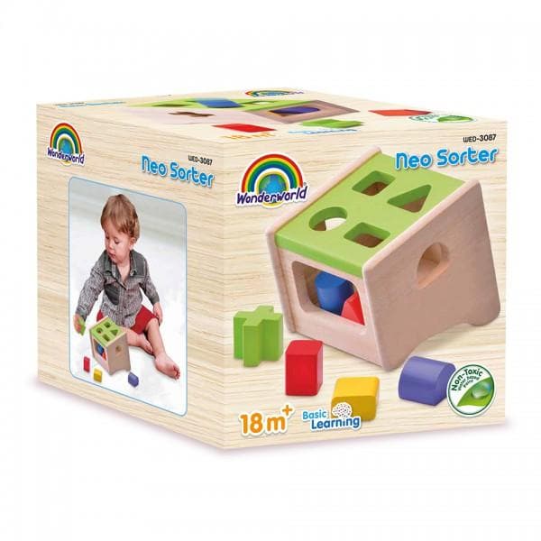Naturliga sorteraren - pedagogisk träleksak från Wonderworld toys