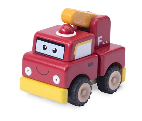 Bygg din egen brandbil - träleksak från Wonderworld toys