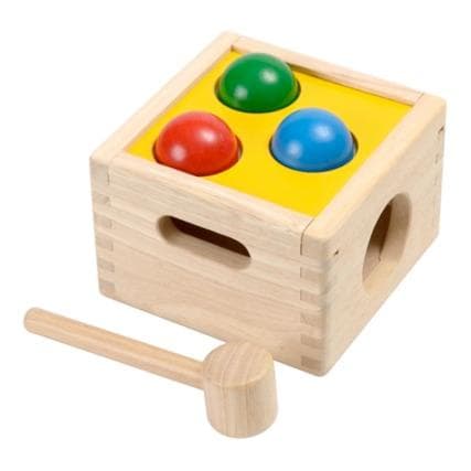 Bollhamra - pedagogisk träleksak från Plantoys
