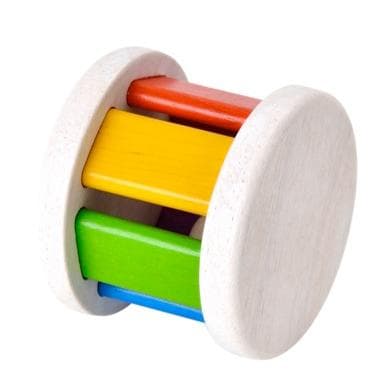 Rullskallra - babyleksak av trä från Plantoys