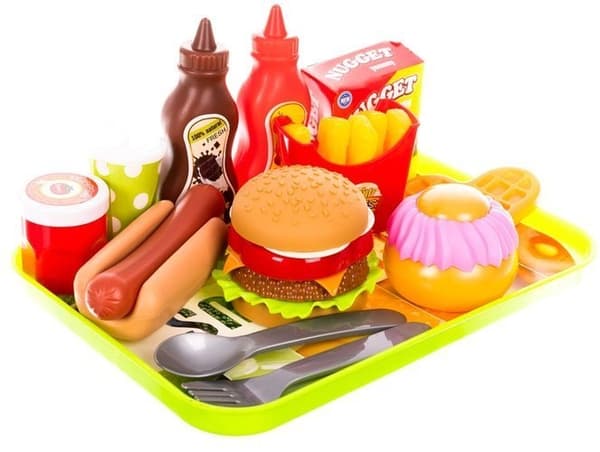 Legetøjssæt til Børn – Fastfood
