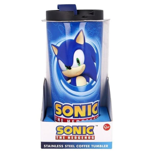 Stor Sonic The Hedgehog i rostfritt stål