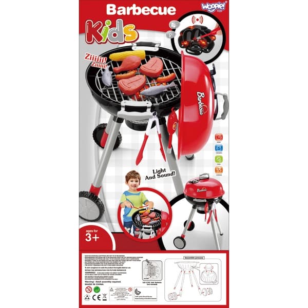 WOOPIE Barnens Grill med Ljus och Ljud + Tillbehör