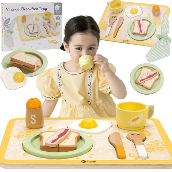 CLASSIC WORLD Frukostset i Trä 13 st.