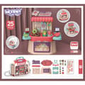 Miniatyrbild 6 av 7: WOOPIE Godisglasskiosk Resväska 3-i-1 Väska med 25 delar