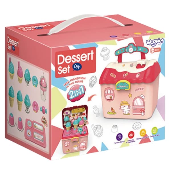 WOOPIE Iskiosk 2-i-1 16-delt rejsetaske