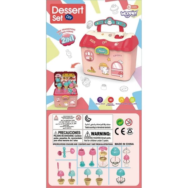 WOOPIE Iskiosk 2-i-1 16-delt rejsetaske