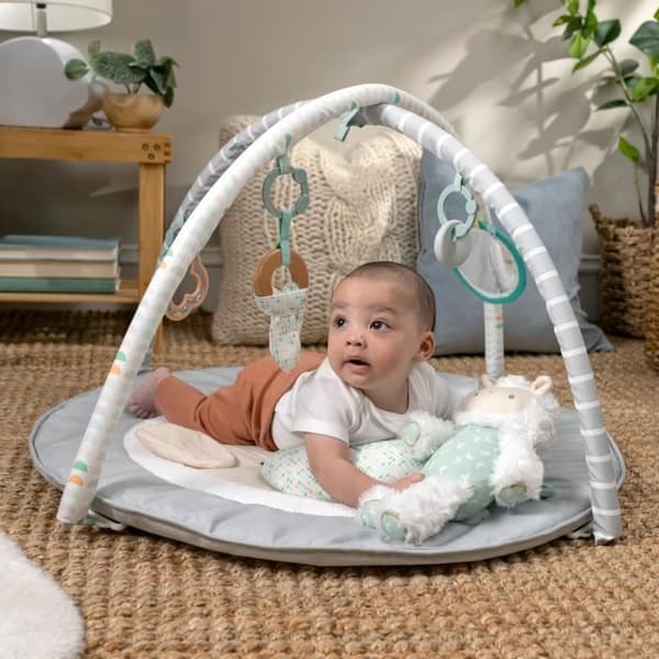 INGENUITY Sheppy's Spot Plush Activity Gym Playmat - Corrie