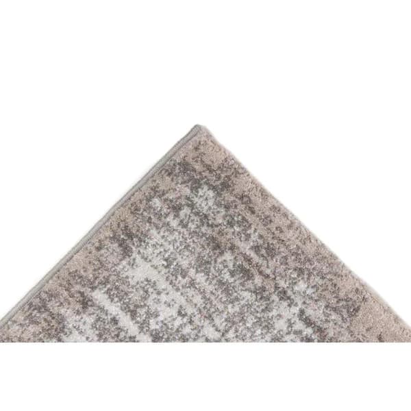 Rootz-matto - Lyhytkärkinen matto - Matalapintainen matto - Kirjakuvioinen - Mattotyyny - Kudottu matto - Matto - Polypropeeni - Beige - 140 x 67 x 1