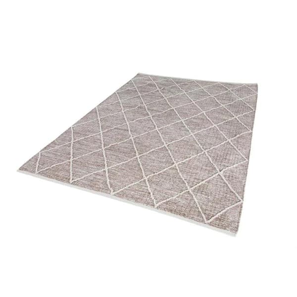 Rootz-puuvillamatto - Mattotyyny - Puuvillamatto - Puuvillamatto - Matto - Matto - Puuvilla - Ruskea - 240 x 170 x 0,7 cm