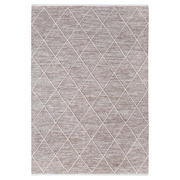 Rootz-puuvillamatto - Mattotyyny - Puuvillamatto - Puuvillamatto - Matto - Matto - Puuvilla - Ruskea - 240 x 170 x 0,7 cm