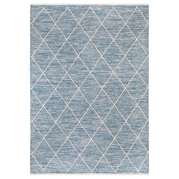 Rootz-puuvillamatto - Mattotyyny - Puuvillamatto - Puuvillamatto - Matto - Matto - Puuvilla - Sininen - 140 x 70 x 0,7 cm