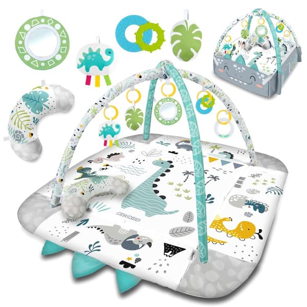 Legemåtte baby - interaktiv & pædagogisk - 110x100cm