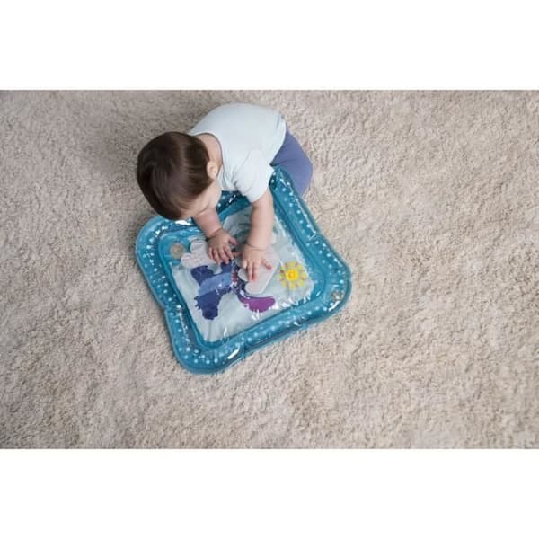 DISNEY BABY - STITCH - Vattenmatta för bebisar, sensoriskt och pedagogiskt spel, uppblåsbar, lätt att rengöra, hopfällbar, från födseln