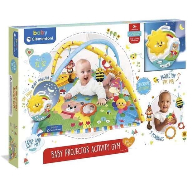 Baby Clementoni - Mattor, valv och projektor - Baby Projektor Aktivitetsgym - Lekmatta