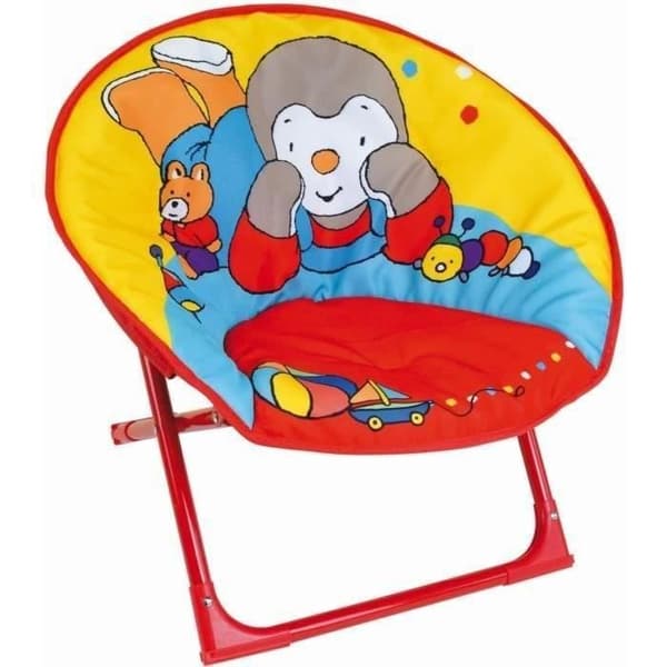 T'Choupi hopfällbar månstol för barn - FUN HOUSE