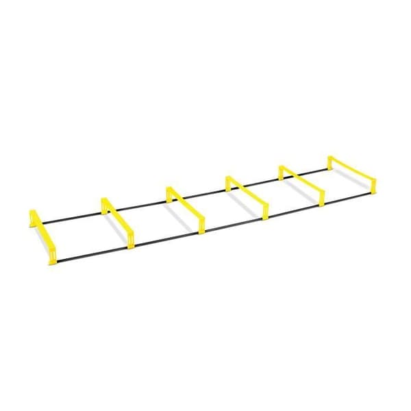 SKLZ Elevation Ladder Rhythm Ladder - Gul - Unisex - Vuxen - 7 fot - 6 stegpinnar - Lätt och hållbar PVC