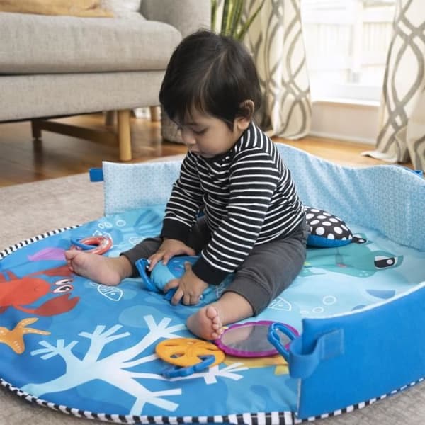 BABY EINSTEIN Neptune Under the Sea Lights &amp; Sounds ™ Activity Gym Playmat