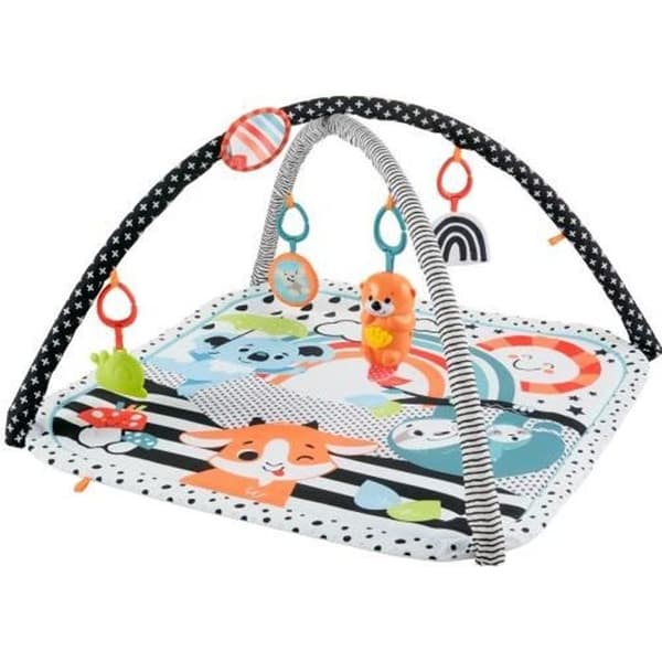 Fisher-Price - Min 3-i-1 sensoriska matta - 1:a ålderns födelseleksak