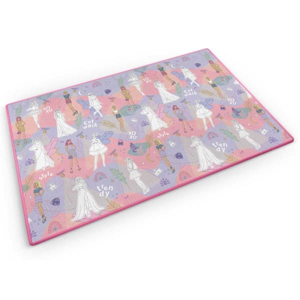 Rullattu vaahtovärjäysmatto 200 x 120 x 0,3 cm Ricokids RK-343