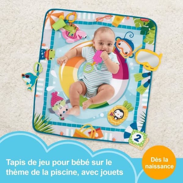 Fisher-Price - Kul aktivitetsmatta - Babyaktivitetsmatta - Från födseln