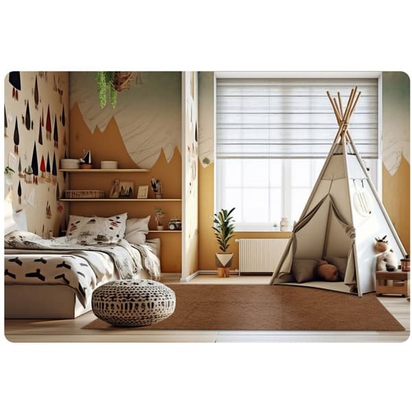Vaahtomuovi palapelimatto 180 x 120 cm Massido 6 kpl