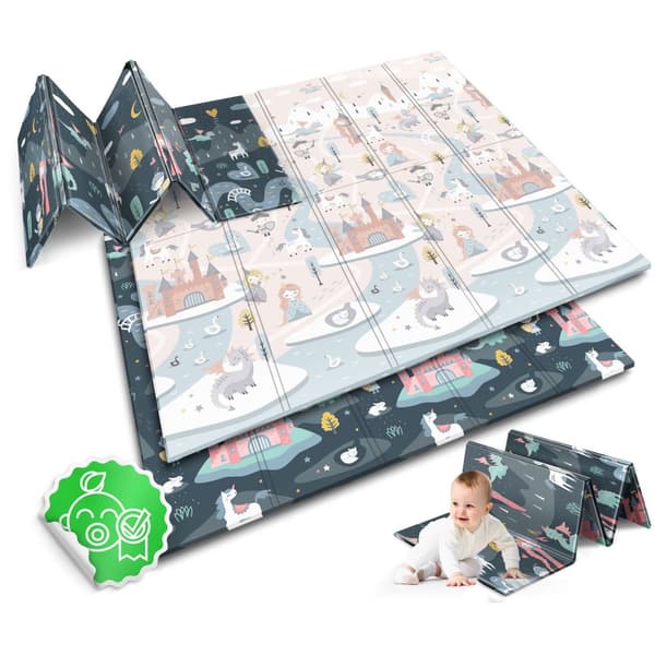 Vikbar pedagogisk skummatta 200 x 180 x 1 cm Nukido NK-340