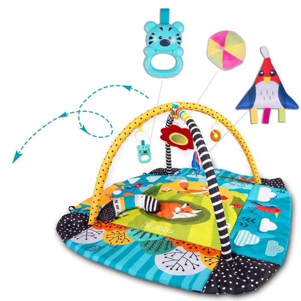 Interaktiv undervisningsmåtte 110 x 100 cm Fox Ricokids